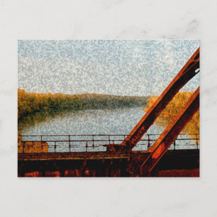 Railroad Bridge Postcard
