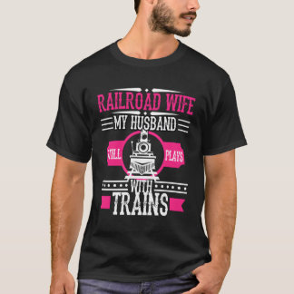 Railroad Conductor Railway Trains T-Shirt