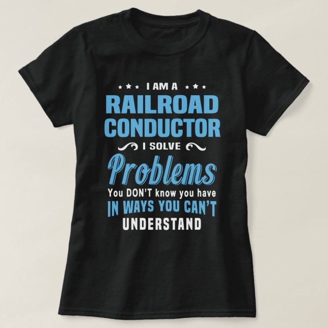 Railroad Conductor T-Shirt (Design Front)