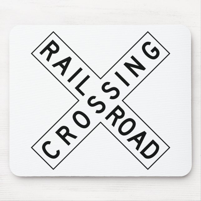Railroad Crossing Mouse Pad (Front)