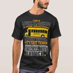 Railroad Crossing School Bus Driver Design for a B T-Shirt