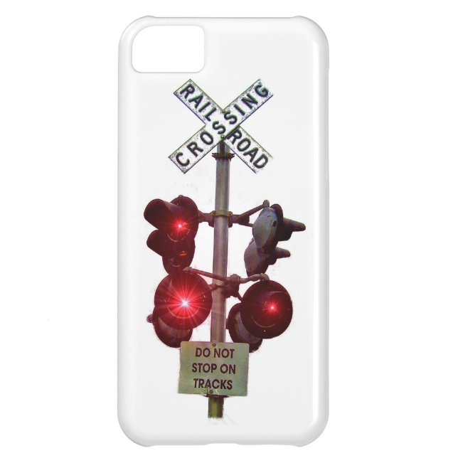 Railroad Crossing Signals Case-Mate iPhone Case (Back)