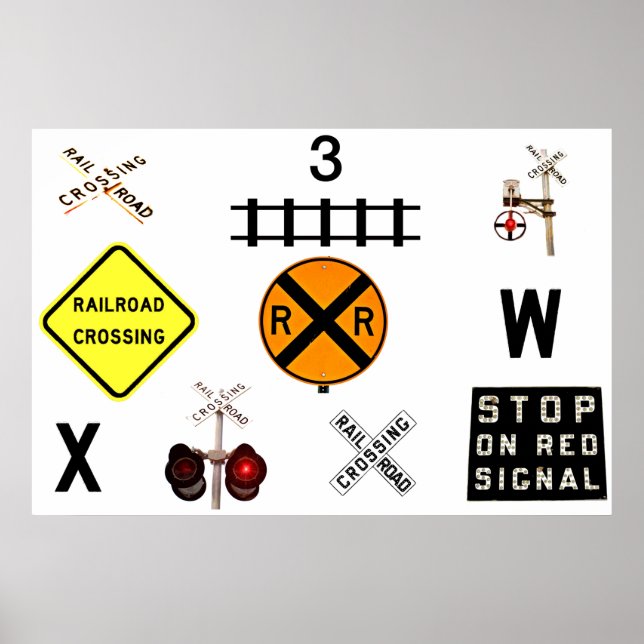 Railroad Crossing Signs (Front)
