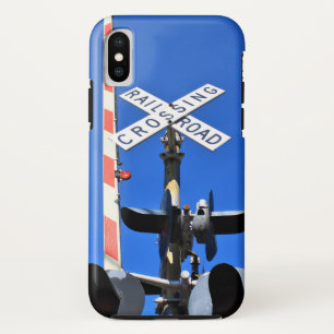 Railroad Crossing With Gate in Colour Case-Mate iPhone Case