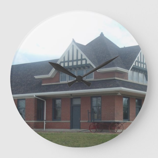 Railroad depot large clock (Front)