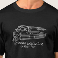 Railroad Fan Enthusiast Diesel Train Locomotive