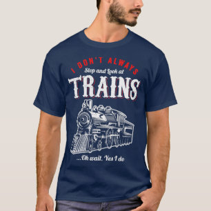 Railroad Gifts for a RC Train Fan 4 T-Shirt
