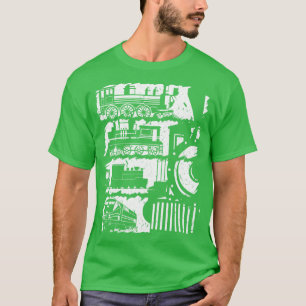 Railroad Locomotives Model Train T-Shirt