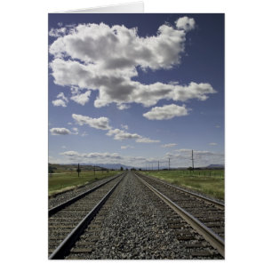 Railroad Perspective Card