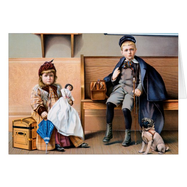 RAILROAD POSTER, 1898 (Front Horizontal)