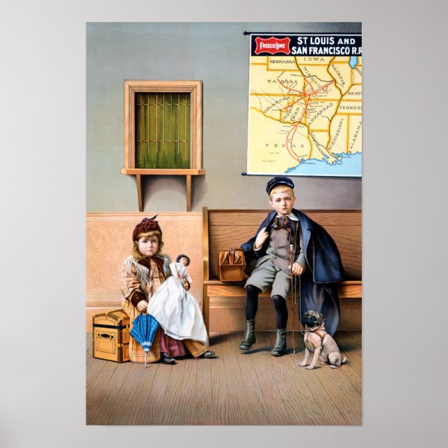 RAILROAD POSTER, 1898 POSTER (Front)