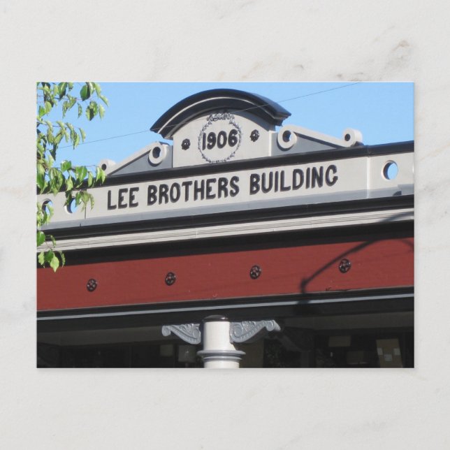 Railroad Sq. Santa Rosa, Ca. Postcard (Front)