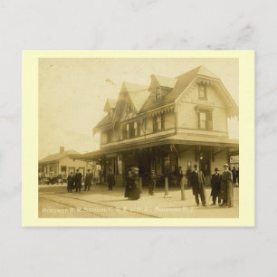 Railroad Station, Matawan, New Jersey Vintage Postcard