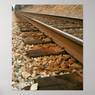 Railroad Track Poster