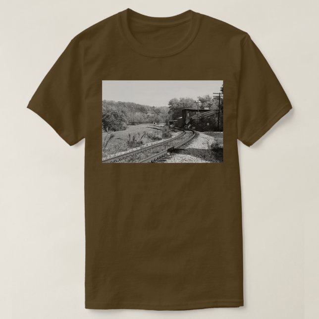 Railroad Tracks in Galena 1 T-Shirt (Design Front)