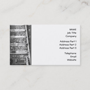 Railroad Tracks Picture. Business Card
