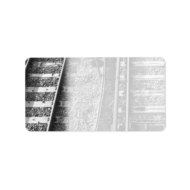 Railroad Tracks Picture. Label (Front)