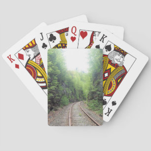 Railroad Tracks Playing Cards