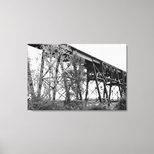 Railroad Trestle Canvas Print