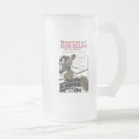 Railroads Need Our Help WW2    Glass