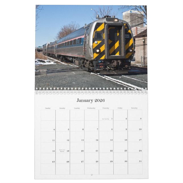 Railroads of the East Coast V1 Calendar (Jan 2026)