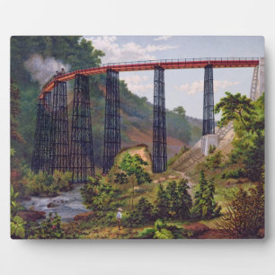 Railway Bridge at Metlac, from 'Album of the Mexic Plaque