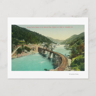 Railway Bridge over Merced River Postcard
