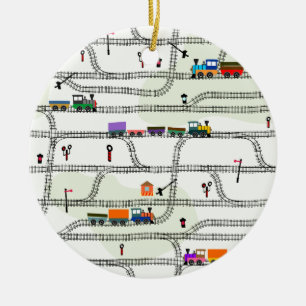 Railway Ceramic Tree Decoration