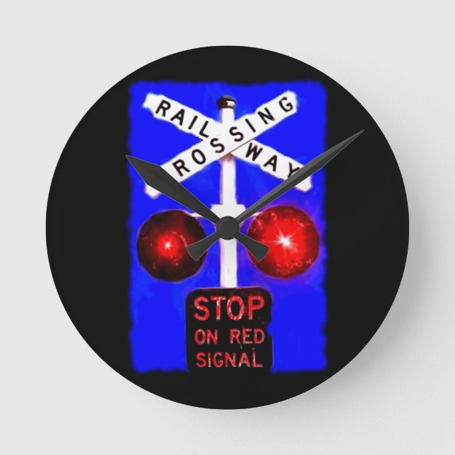 Railway Crossing Clock (Front)