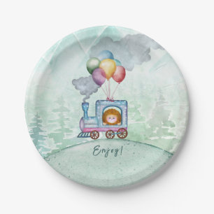 Railway Kids Trains & Tracks Paper Plate
