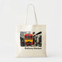 Railway Market Mae Klong Vintage Thailand Retro