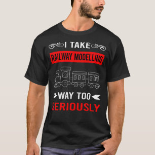 Railway Modelling Model Railroading Train Trains T-Shirt