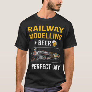 Railway Modelling Model Railroading Train Trains T-Shirt