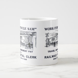 Railway Postal Clerk 1926 Jumbo Mug