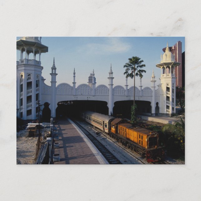 Railway station, Kuala Lumpur, Malaysia Postcard (Front)