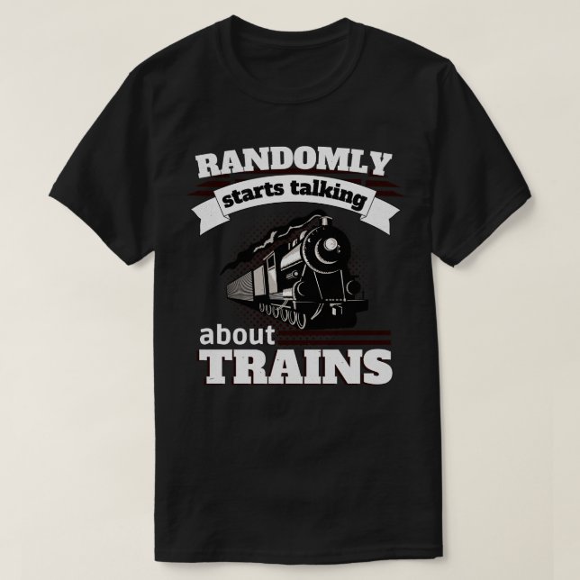 Railway Steam Engine Driver Railwaymen T-Shirt (Design Front)