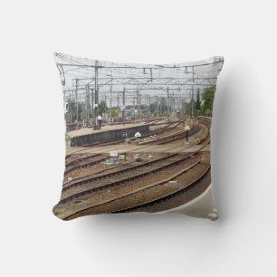 Railway Throw Pillow