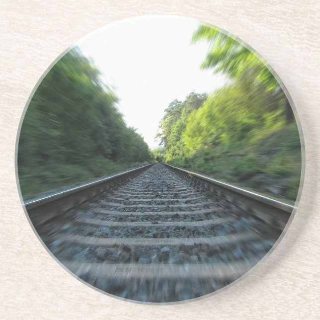 Railway Tracks Coaster (Front)