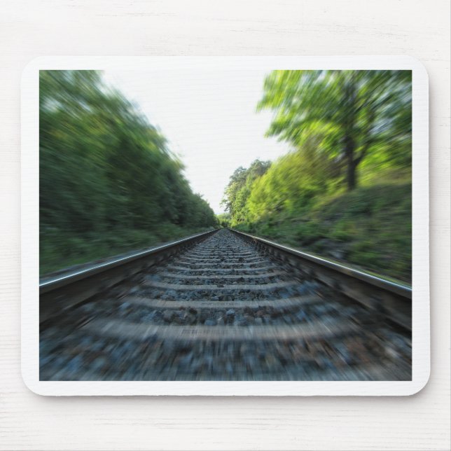 Railway Tracks Mouse Pad (Front)