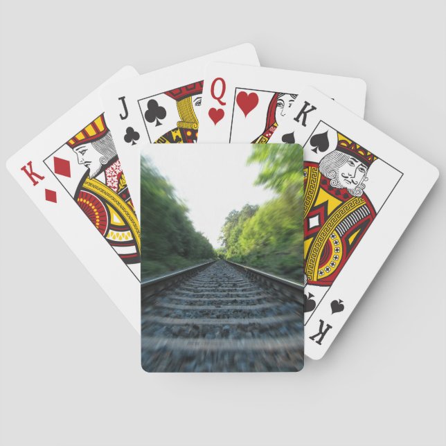 Railway Tracks Playing Cards (Back)