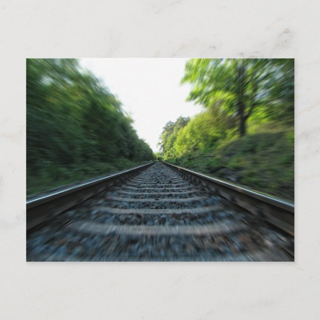 Railway Tracks Postcard (Front)