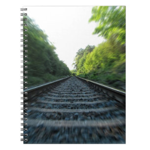 Railway Tracks Spiral Notebook