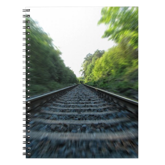 Railway Tracks Spiral Notebook (Front)