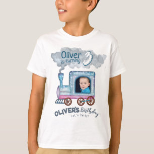 Railway Train Lover birthday theme  T-Shirt