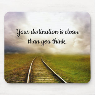 Railways of life mouse pad