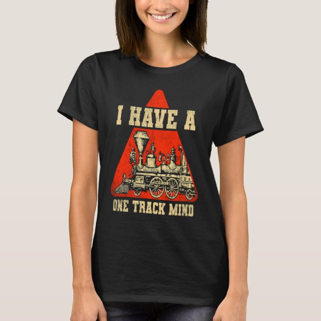 Railways Train Model Railroad Fan Railfan Love   1 T-Shirt (Front)