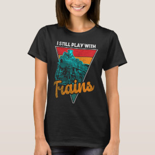 Railways Train Model Railroad Fan Railfan Love   2 T-Shirt