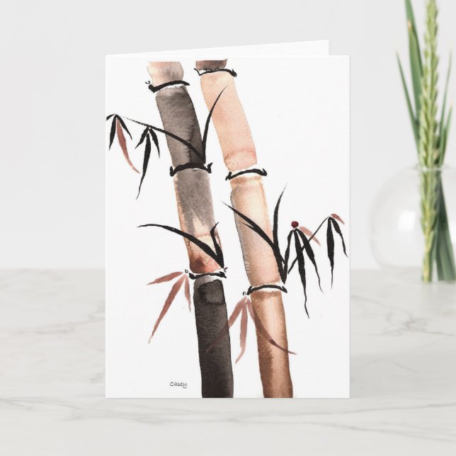 Rain Bamboo Card (Front)