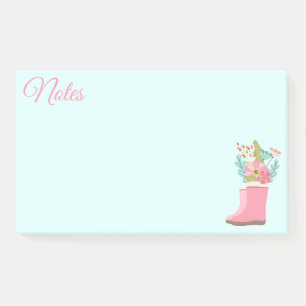 Rain Boots and Flowers Notes