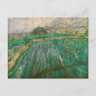 Rain by Vincent van Gogh (1889) Postcard